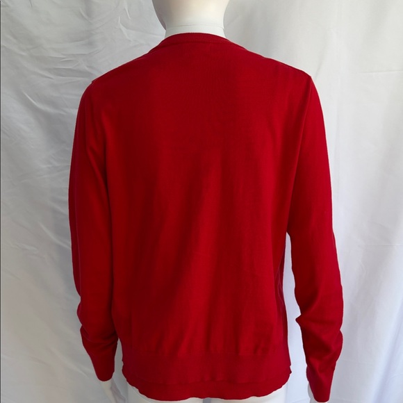 J.Crew Classic Cardigan & Shell Sweater Set - Rich Red - Size M - Picture 4 of 11